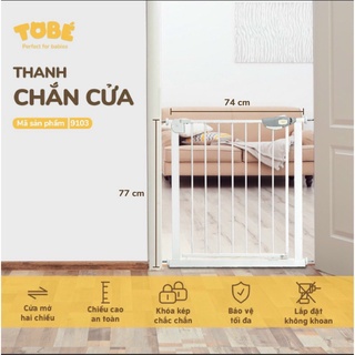 Thanh chặn cửa - chặn cầu thang TOBÉ siêu tiện lợi an toàn cho bé