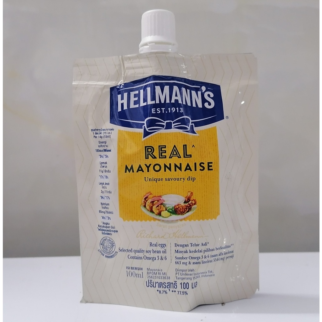 [Túi 100ml] XỐT MAYO [Philippines] HELLMANN’S Real Mayonnaise (halal