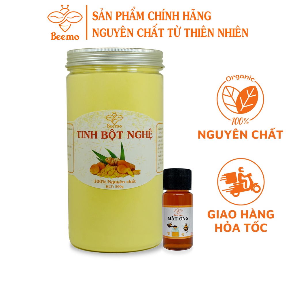 Ảnh Tinh bột nghệ nguyên chất Beemo 1