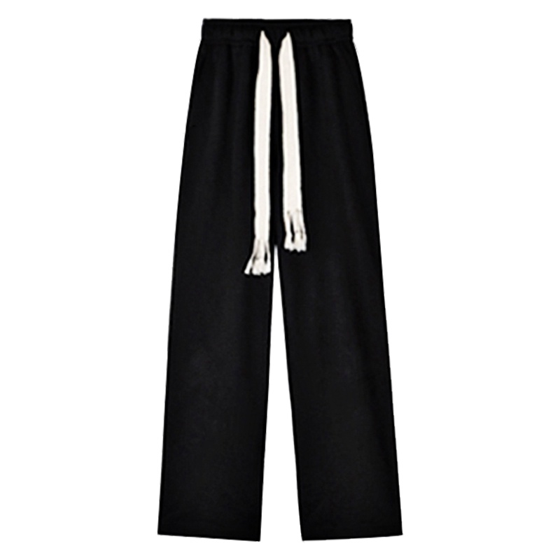 Quần ống rộng nam nữ Unisex cạp chun có dây rút điều chỉnh eo vải co dãn  mặc 4 mùa style ulzzang.