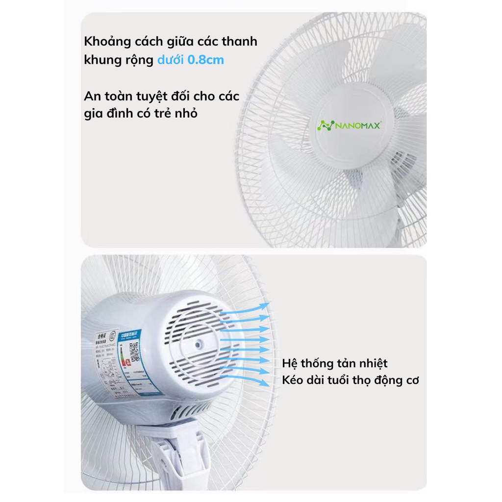 Mô tả Quạt Cây Đứng Cảm Ứng Thông Minh Nanomax QN-01, Công Suất 45W Tặng Kèm Điều Khiển Từ Xa - 11