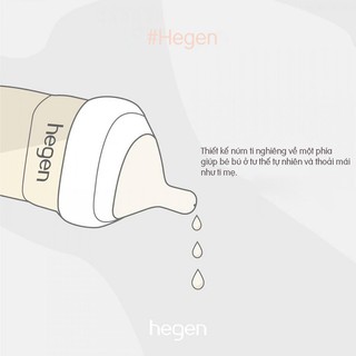 Núm ty HEGEN dành cho bé 0m+ / 3m+ / 6m+ / Y-cut 6m+