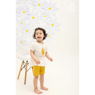 La Pomme Bộ cộc tay  chiếc lá bé gái 6m-5y SS2022