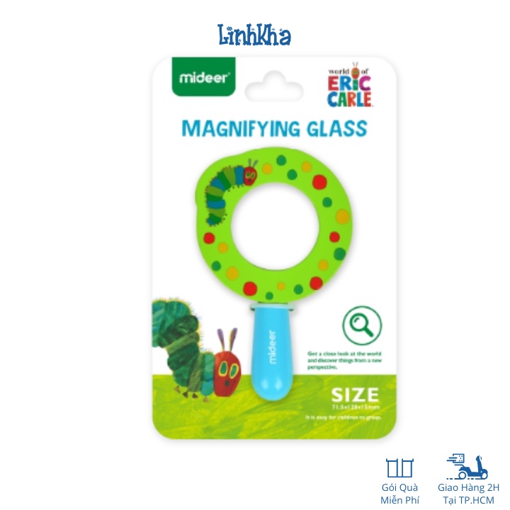 Kính lúp Khám phá thế giới - Mideer X Eric Carle Kids Magnifying Glass - MD0112