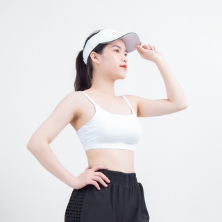 Áo bra thể thao Gladimax Four-Strings cổ tròn có đệm mút rời, chất thun co giãn thoáng mát