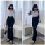ÁO TAY DÀI PHỐI YÊM ( ẢNH THẬT )