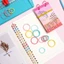 COO Rời Lá Chất Kết Dính Nhẫn Văn Phòng Sách Nhẫn Chất Kết Dính Nhẫn Móc Khóa Cho Trường Học