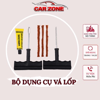 Bộ Dụng Cụ Vá Lốp Xe Không Xăm – Bộ Vá Lốp Ô Tô Dự Phòng Khẩn cấp