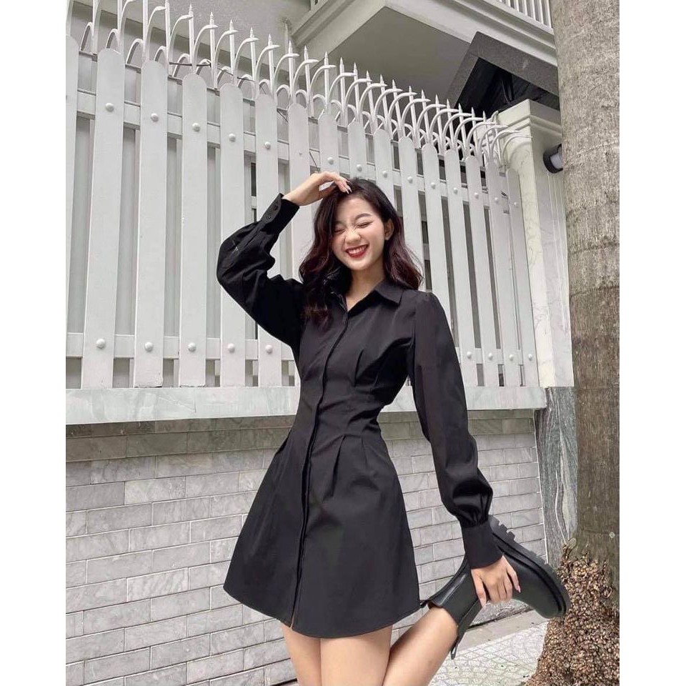 ĐẦM CỔ SOWMI CUTOUT LƯNG SANG CHẢNH 2 MÀU - CACTUS DRESS