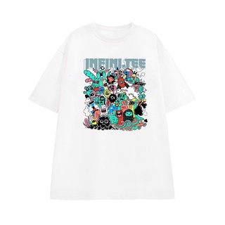 Áo thun INFINITEE Fni0373, Thun 100% Cotton - form rộng Unisex.