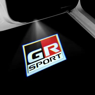 Set 2 Đèn Cảnh Báo Gắn Cửa Xe Hơi Toyota Vios Yaris Harrier Corolla Cross CHR Rush Avanza GR Sport