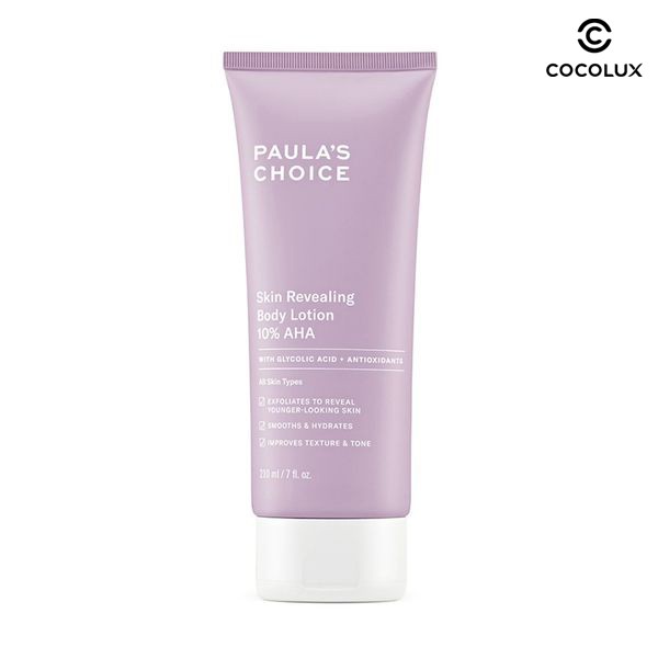 Kem Dưỡng Thể Cân Bằng Độ Ẩm 10% AHA Paula's Choice 210ml[COCOLUX]