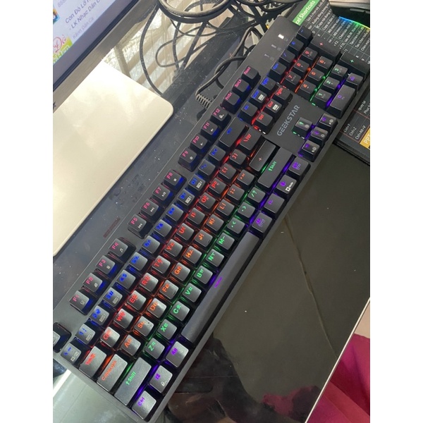 Bàn phím cơ geestar GK701 like new | Shopee Việt Nam