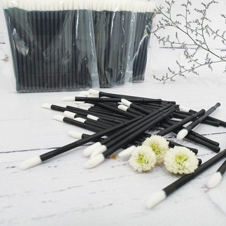 Cây chà mực trong phun xăm, tăm bông chà mực môi mày (bịch 50 cái)