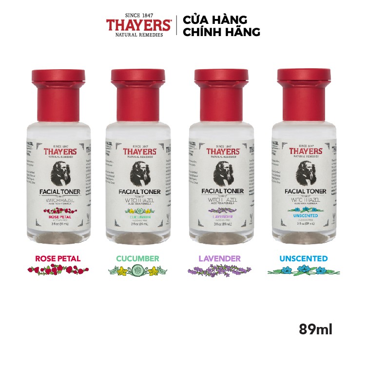 Ảnh Nước hoa hồng không cồn THAYERS - Hương dưa chuột - Travel size 89ml 1