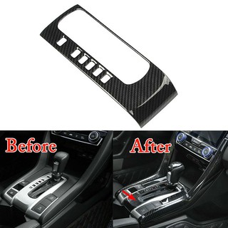 Ốp viền hộp cần số xe hơi Honda Civic 10th 2016-2018