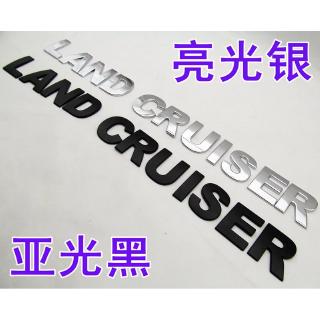 Nhãn dán thân xe Toyota LAND CRUISER logo kim loại phía trước