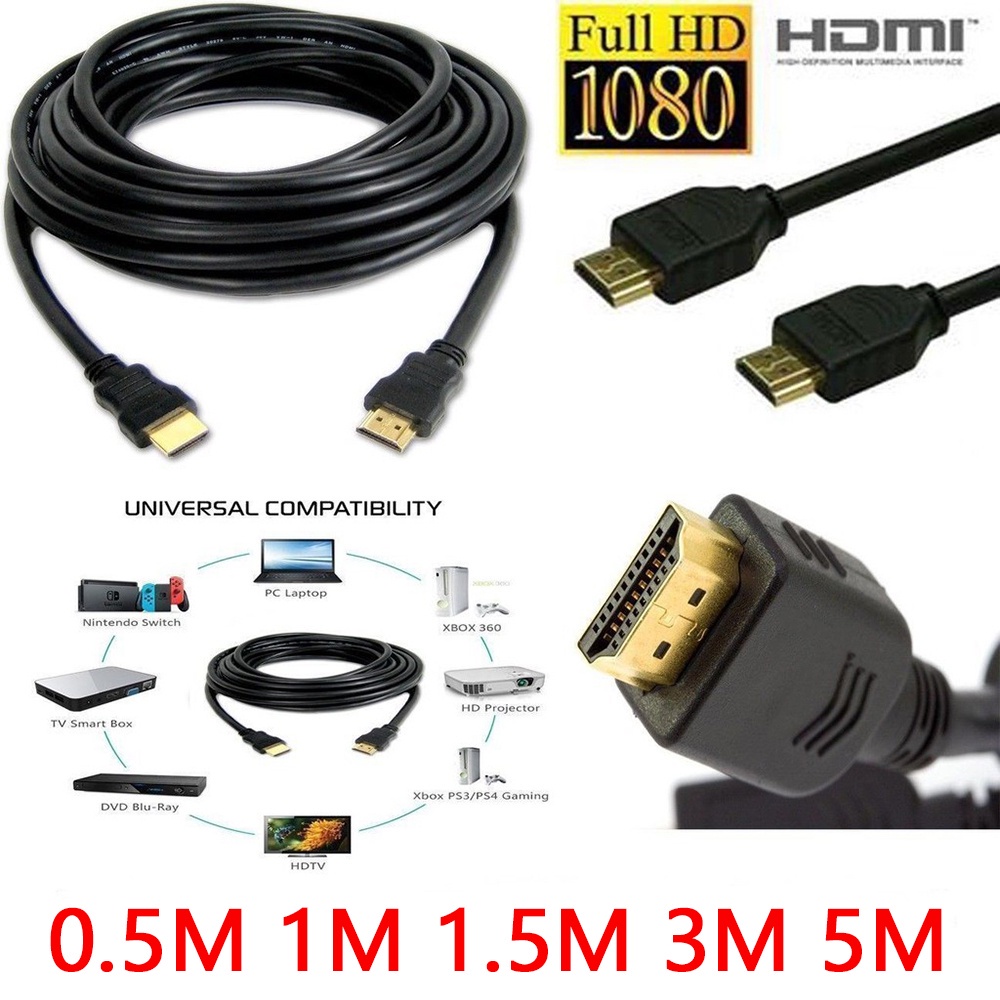 Cáp ChuyểN ĐổI TốC Độ Cao 0.5M 1M 1.5M 3M 5M HD 4K 1080P HDMI Sang HDMI ...