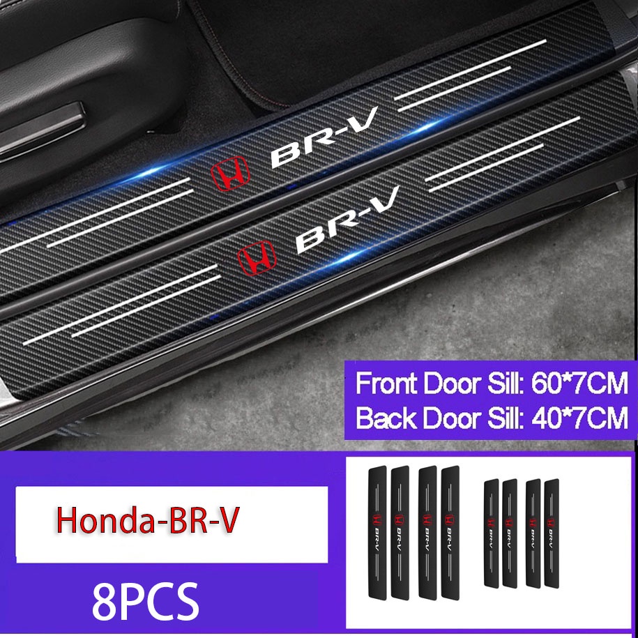 Sticker Sợi Carbon Dán Bảo Vệ Cốp Xe Hơi Honda BRV Chống Trầy Xước Tiện Dụng