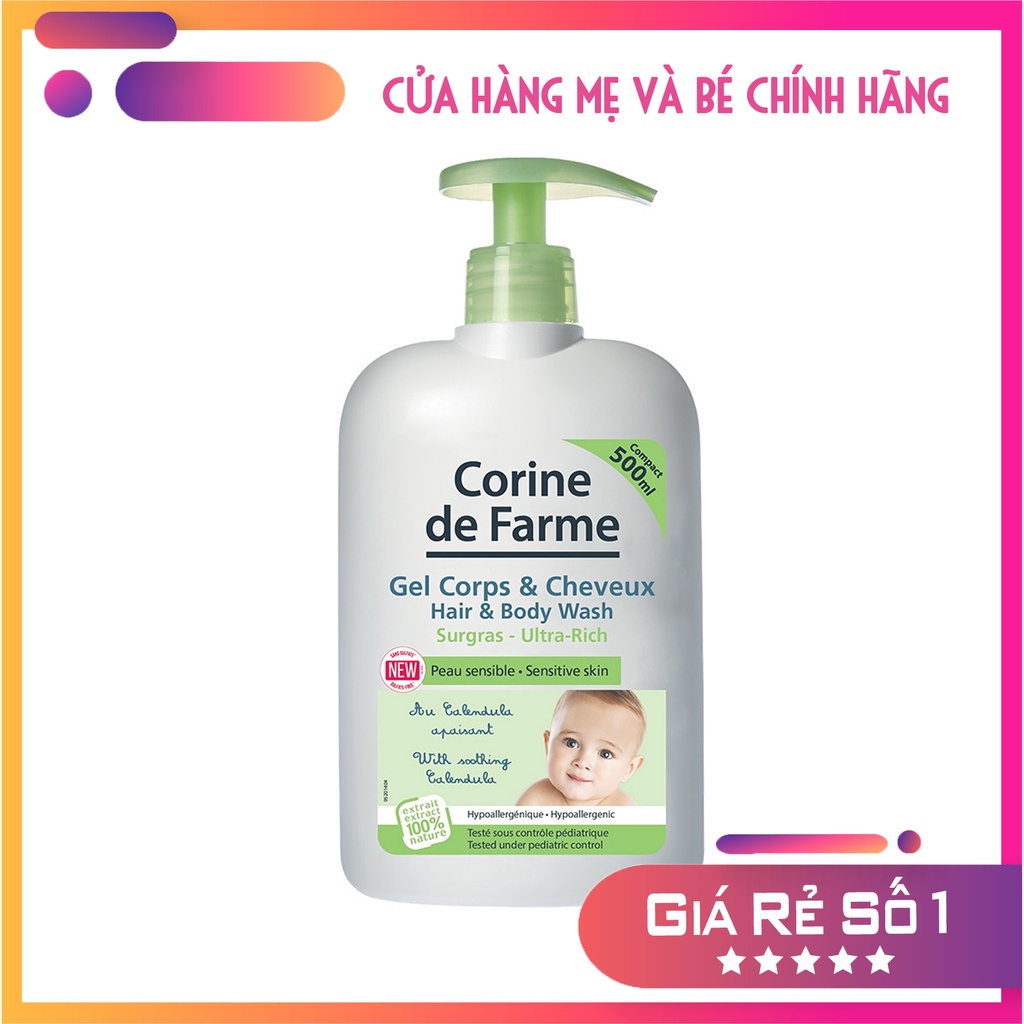 CORINE DE FARME Baby Lotion – 500ml - Viet Nu Corp
