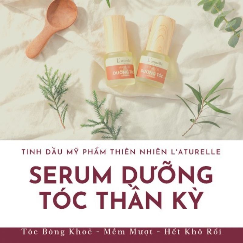 SERUM DƯỠNG TÓC L'aturelle 20ml cho tóc chắc khỏe, mềm mượt