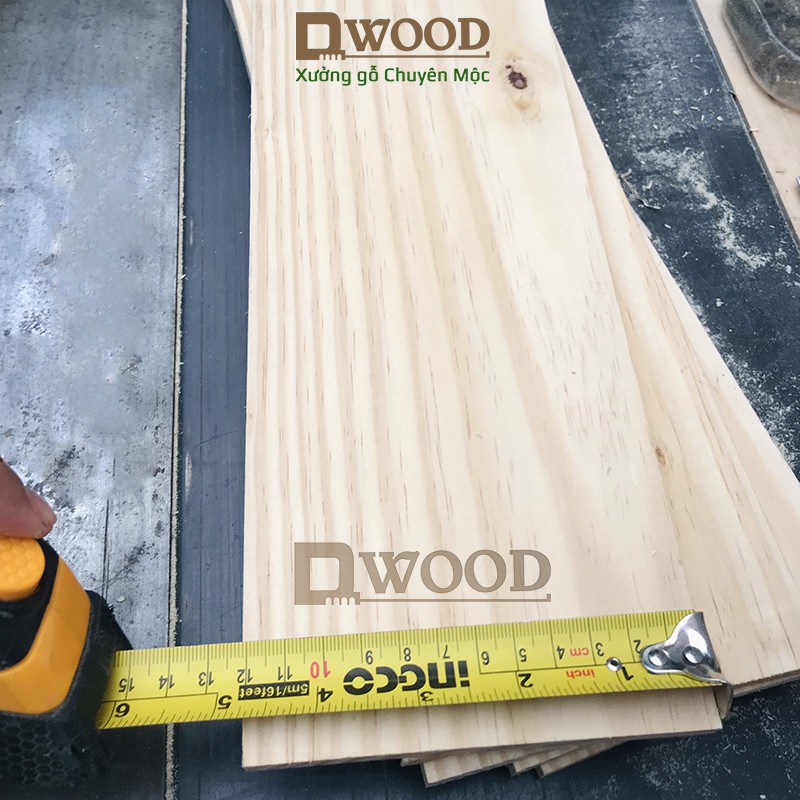 Ảnh Gỗ thông Dwood nguyên tấm mặt 12cm chiều dài tự chọn. 1