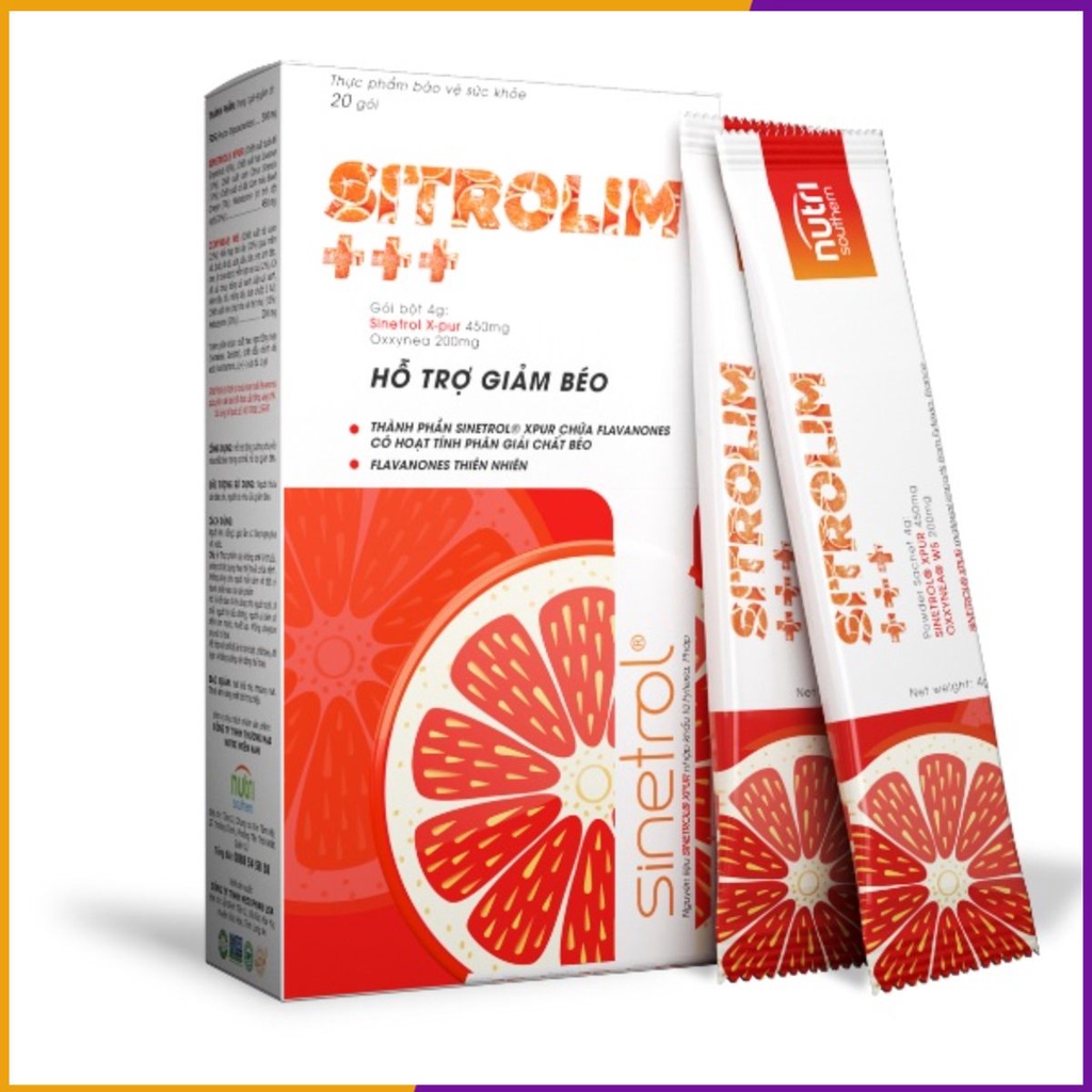 Sitrolim hỗ trợ giảm béo