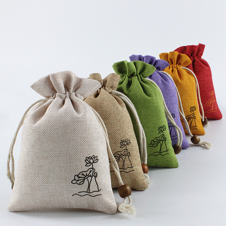 Túi Thơm cotton Lanh Rỗng Hình Hoa Sen Có Thể Tùy Chỉnh Dùng Trong Lễ ...