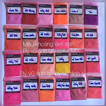 [80 tông màu]MÀU LÀM SON KEM SON SÁP - Mỹ phẩm Handmade - nguyên liệu làm son