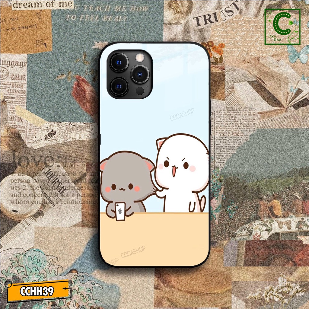Ốp lưng iphone mặt kính in hình cực đẹp, siêu bền - Đôi bạn cùng tiến - 6/6plus/6s/6splus/7/7plus/8/8plus/x/.....