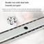 1 Pair Height-Adjustable Guides with Bearing for Drawer Keyboard Shelf