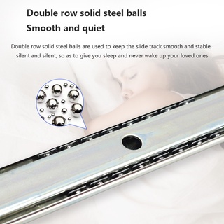 1 Pair Height-Adjustable Guides with  Bearing for Drawer Keyboard Shelf
