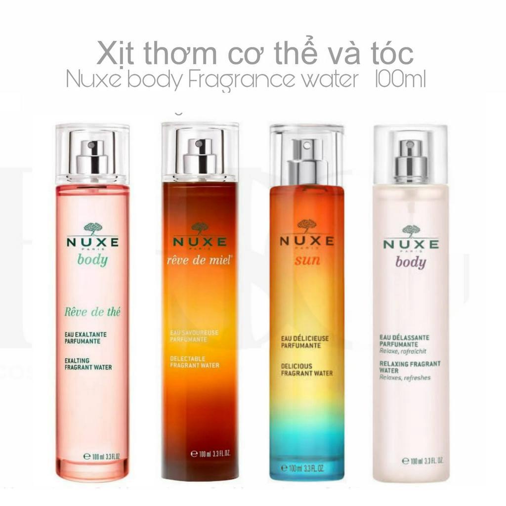 [bhsg] Xịt thơm cơ thể hương nước hoa Nuxe scented body mist 100ml ...