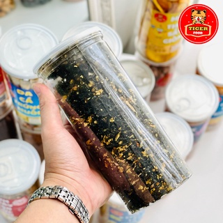 Rong biển cháy tỏi 💖TIGER FOOD💖 Hộp 180g rong biển cháy tỏi ăn liền Siêu Giòn -Siêu Ngon - đồ ăn vặt Sài Gòn