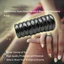 Yoo Mịn Đen Hematite Ban Nhạc Nhẫn Nữ Trang Sức Cặp Đôi Đá Tự Nhiên Nam Châm Phẳng Chữa Bệnh