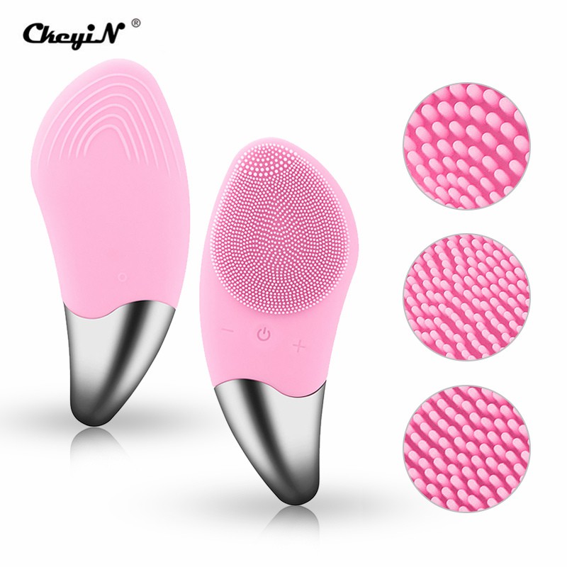 Ảnh CkeyiN Máy rửa mặt massage mắt đẩy tinh chất bằng silicon chống thấm nước MR336 2