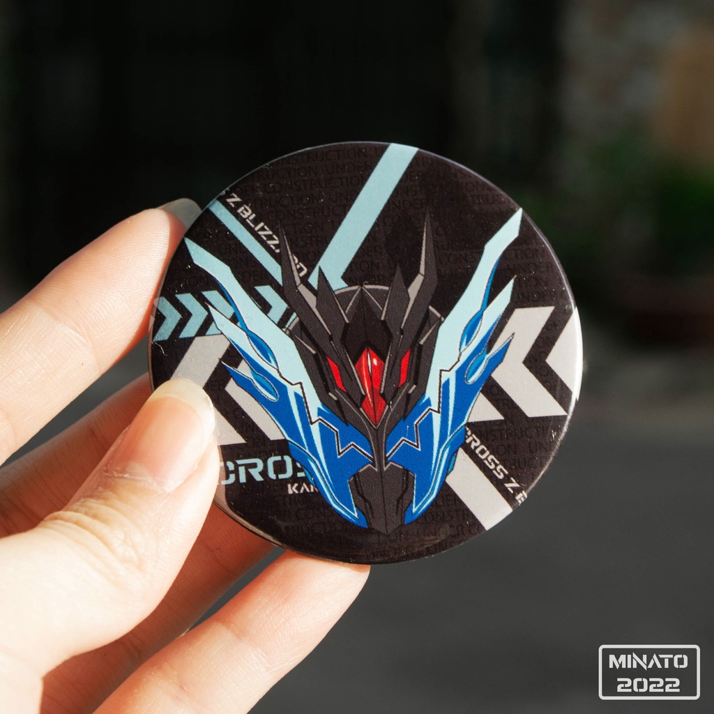 Huy Hiệu Kamen Rider Build - Cross z - Grease - Rogue