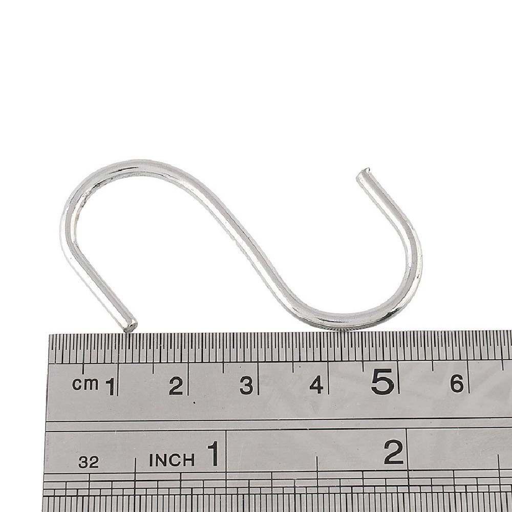 SLICELLIFE 5 / 10 / 20 Chiếc Móc Hình Chữ S Nhà Bếp Tổ Chức Móc Treo Bằng Thép Không Gỉ