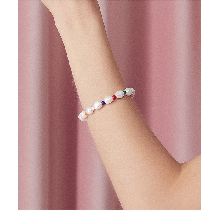 BAMOER Vòng Đeo Tay bạc 925 PhốI Zircon HìNh TráI Tim ThờI Trang Cho Nữ