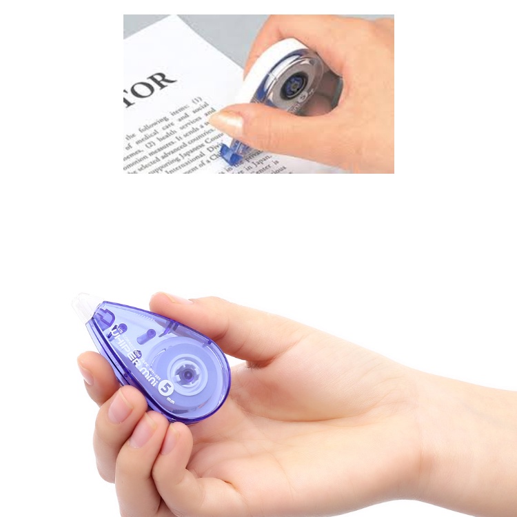 Product image [HCM]Bộ 2 Băng Xóa Plus Mini 5mmx7m 42-V342 (Giao màu ngẫu nhiên) 1