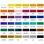 Bộ Màu Acrylic Cao Cấp Mont Marte Signature 18/24/36/48 Màu x Tuýp 36ml