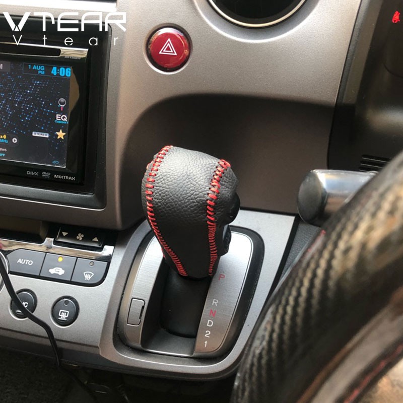 Dành cho xe Honda stream Da khâu tay Gear cover