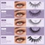Set 4 cặp lông mi giả MAGEFY thân trong suốt tự nhiên