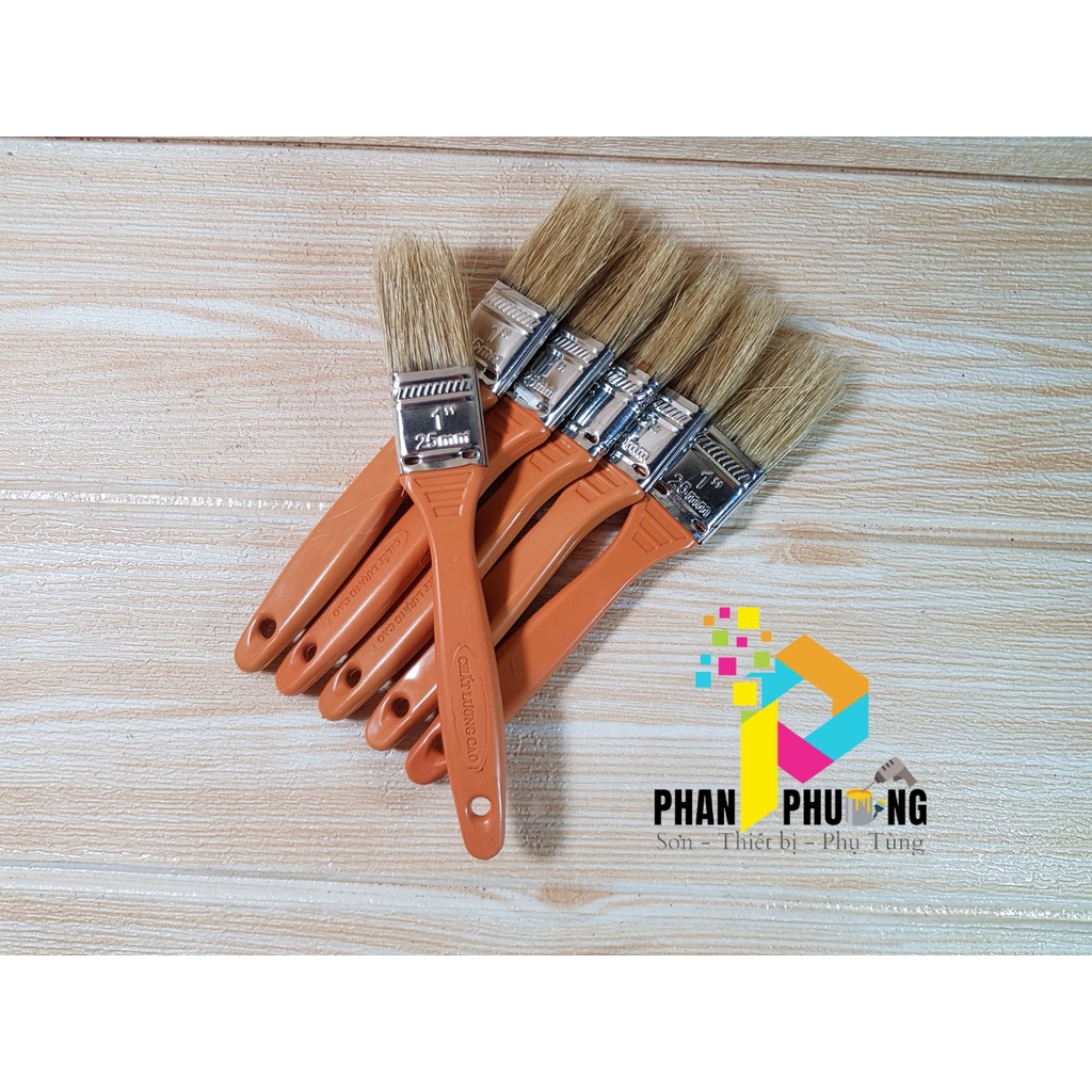 CỌ SƠN, CỌ CÁN NHỰA 25mm CHẤT LƯỢNG