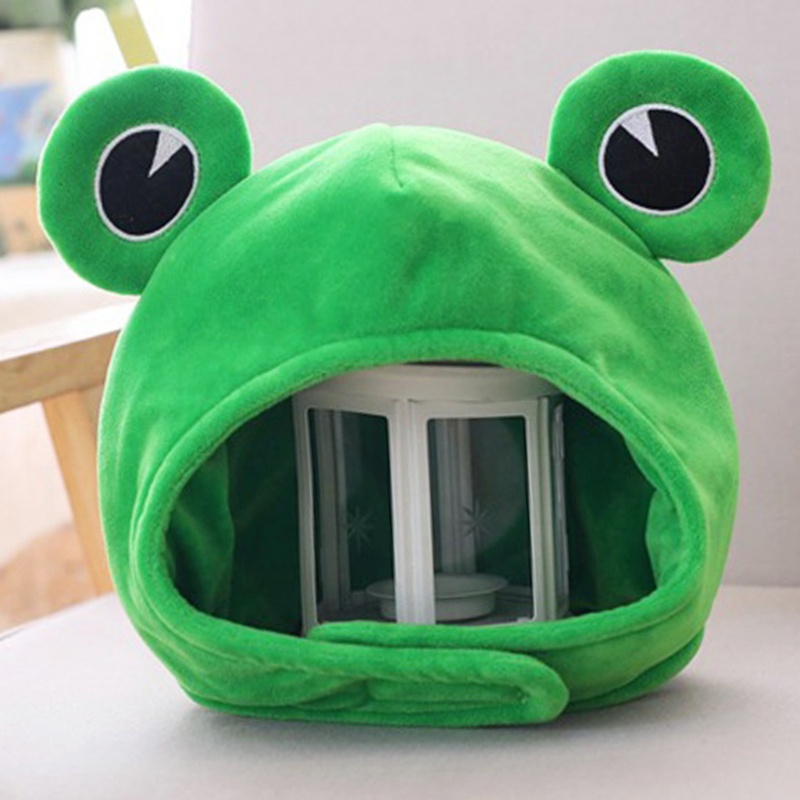 Bầu Trời Cho Ếch Đầu Sang Trọng Mũ Hoạt Hình Động Vật Earflap Mũ Halloween Cosplay Ảnh P