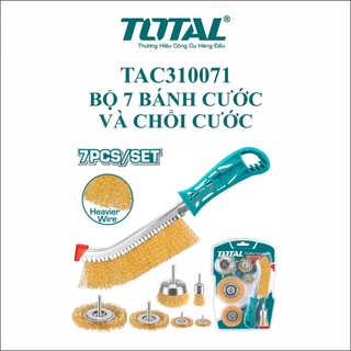 TOTAL Bộ 7 bánh cước và chổi cước TAC310071