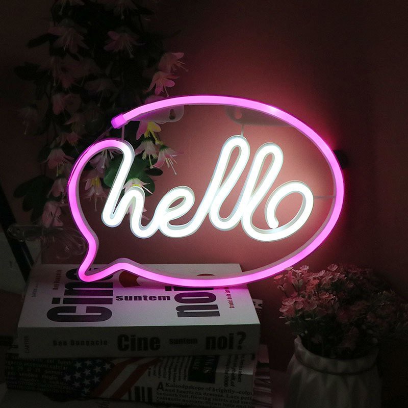 CÓ SẴN - ( PIN & USB ) ĐÈN LED NEON TRANG TRÍ QUÁN - ĐÈN LED NEON CHỮ ...