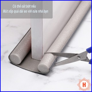Thanh nẹp xốp chặn đáy khe cửa ngăn tiện dụng { H }