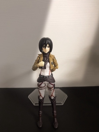 Anime Tấn Công Titan Eren Jaeger Mikasa Levi Rivaille Ackerman Figma 203 207 213 PVC Nhân Vật Hành Động