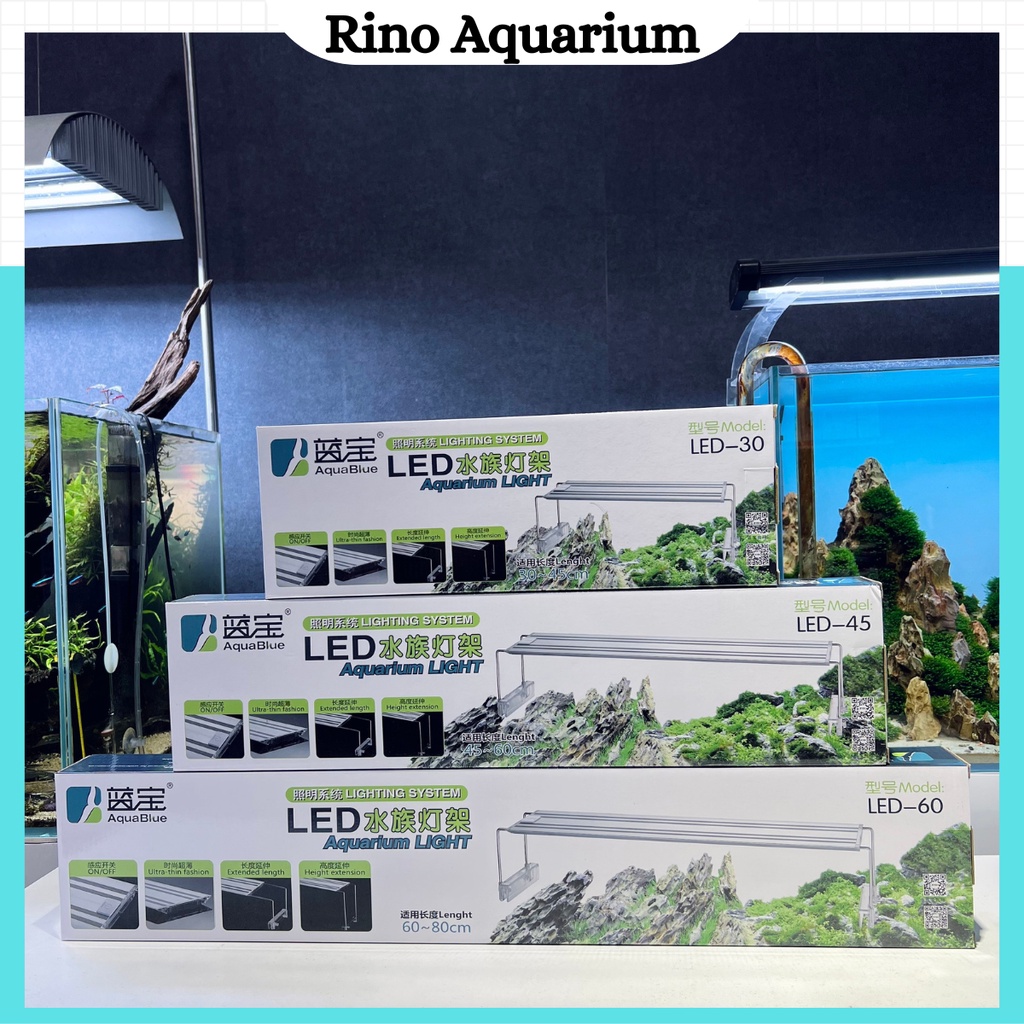 Đèn Led Aquablue 30cm || 45cm || 60cm | Đèn Led Thủy Sinh Ánh Sáng ...